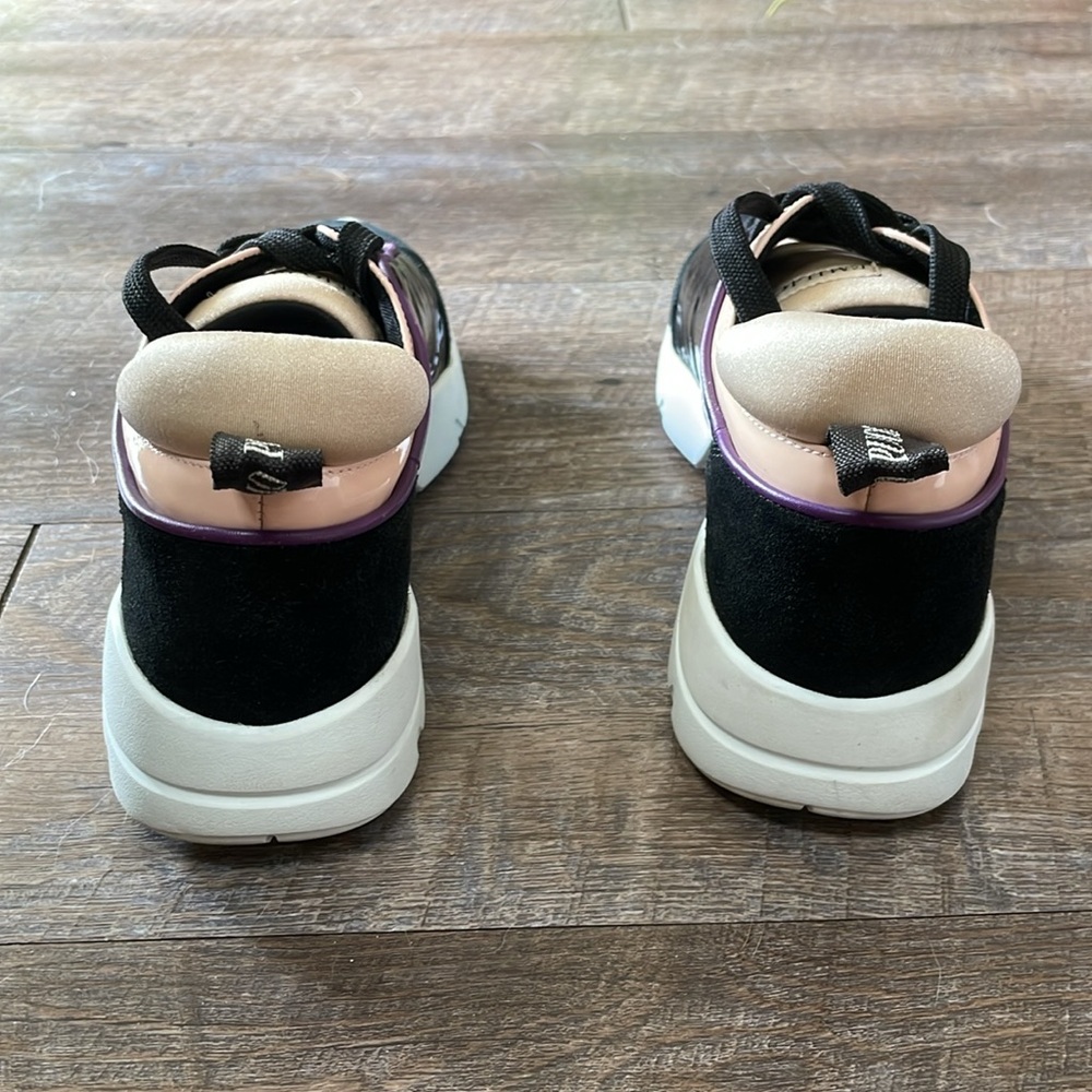 Emilio Pucci leather Black and Purple Women's Sneakers - Picture 3 of 10
